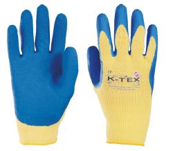Handschuhe K-TEX 930, mittlerer Strick Latex/Para-A, Strickbund, 23-27cm