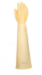 Handschuhe ALTO 285 Latex, Rollrand, verst. Aufrauung, 60cm - beige