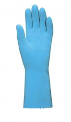 Handschuhe JERSETTE 300, Latex, Zacken, glatt, 29-33cm - blau