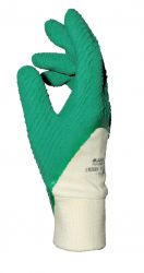 Handschuhe HARPON 330, Latex, Strickbund, teilbeschichtet, 25-27cm - grn