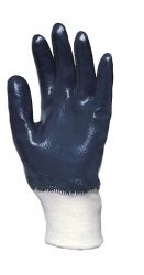 Handschuhe TITAN 392, Nitril, Strickbund, vollbeschichtet, 25-27cm - blau