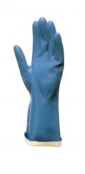 Handschuhe ULTRANITRIL 495, Nitril, Gerade Stulpe, Profil, 32cm - blau