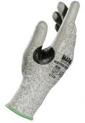Handschuhe KRYTECH 557R, PEHD-Faser, Strickbund, teilbeschichtet, 20-26cm, grau