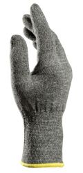 Handschuhe KRYTECH 601, Nahtloses Stricktrikot aus PEHD-Fasern, 23-28cm - grau