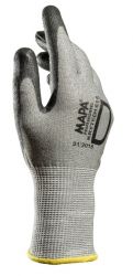 Handschuhe KRYTECH 615, Nahtloses Stricktrikot aus PEHD-Fasern, 24-29cm - grau
