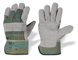 Rindspaltleder-Handschuhe, gefttert, Profi Qualitt HK/TOP