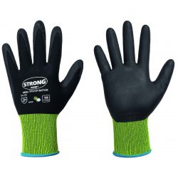 TOUCH BATAN STRONGHAND Handschuhe / schwarz-gelb / Micro-Nitrilschaum