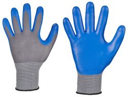 DELTANA STRONGHAND Handschuhe / Nitrilschaum / Blau