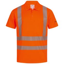 HAVELTE UV- und Warnschutz Polo-Shirt orange