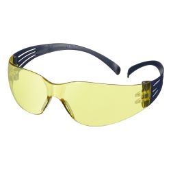 3M SecureFit 100 Schutzbrille / Antikratz-/Antibeschlag SF103AF-BLU / gelbe Scheibe