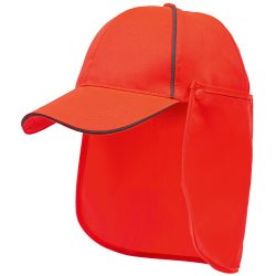 KOLJA UV-CAP mit Nackenschutz orange