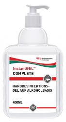 InstantGEL COMPLETE / 400 ml Pumpflasche / Handdesinfektionsgel auf Alkoholbasis